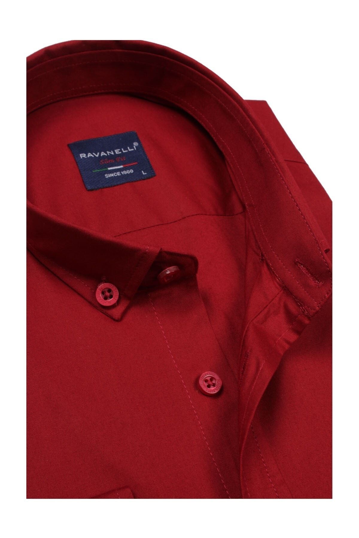 Slim Fit Likralı Erkek Gömlek