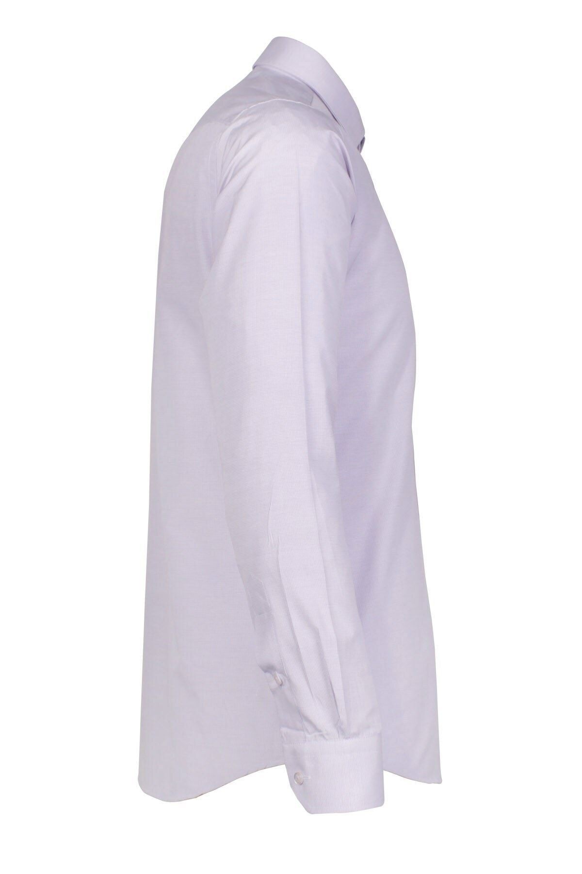 Slim Fit Armürlü Erkek Gömlek
