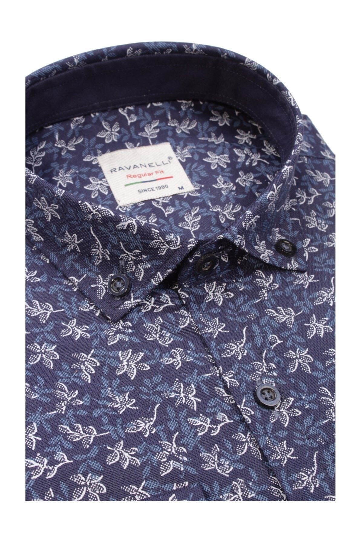 Regular Fit Baskılı Şambre Erkek Gömlek