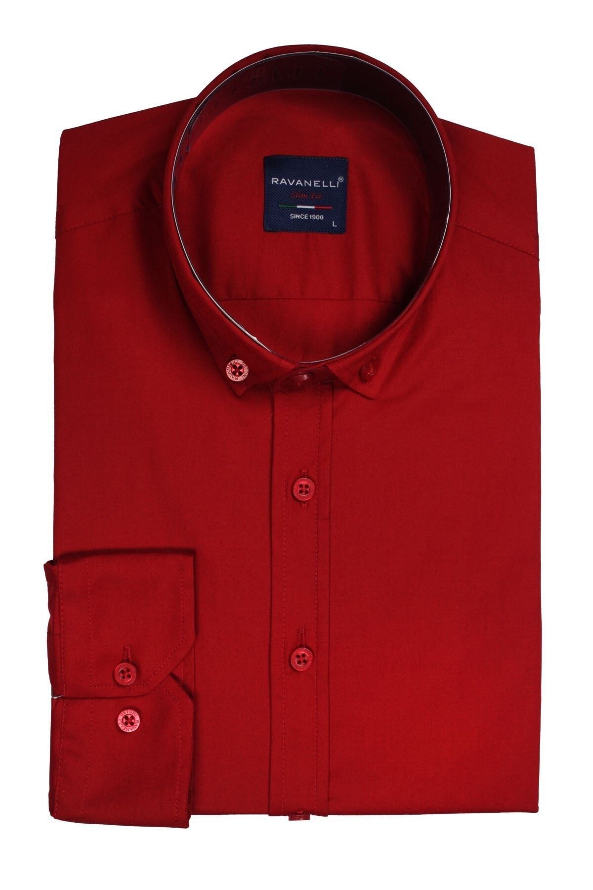 Slim Fit Likralı Erkek Gömlek