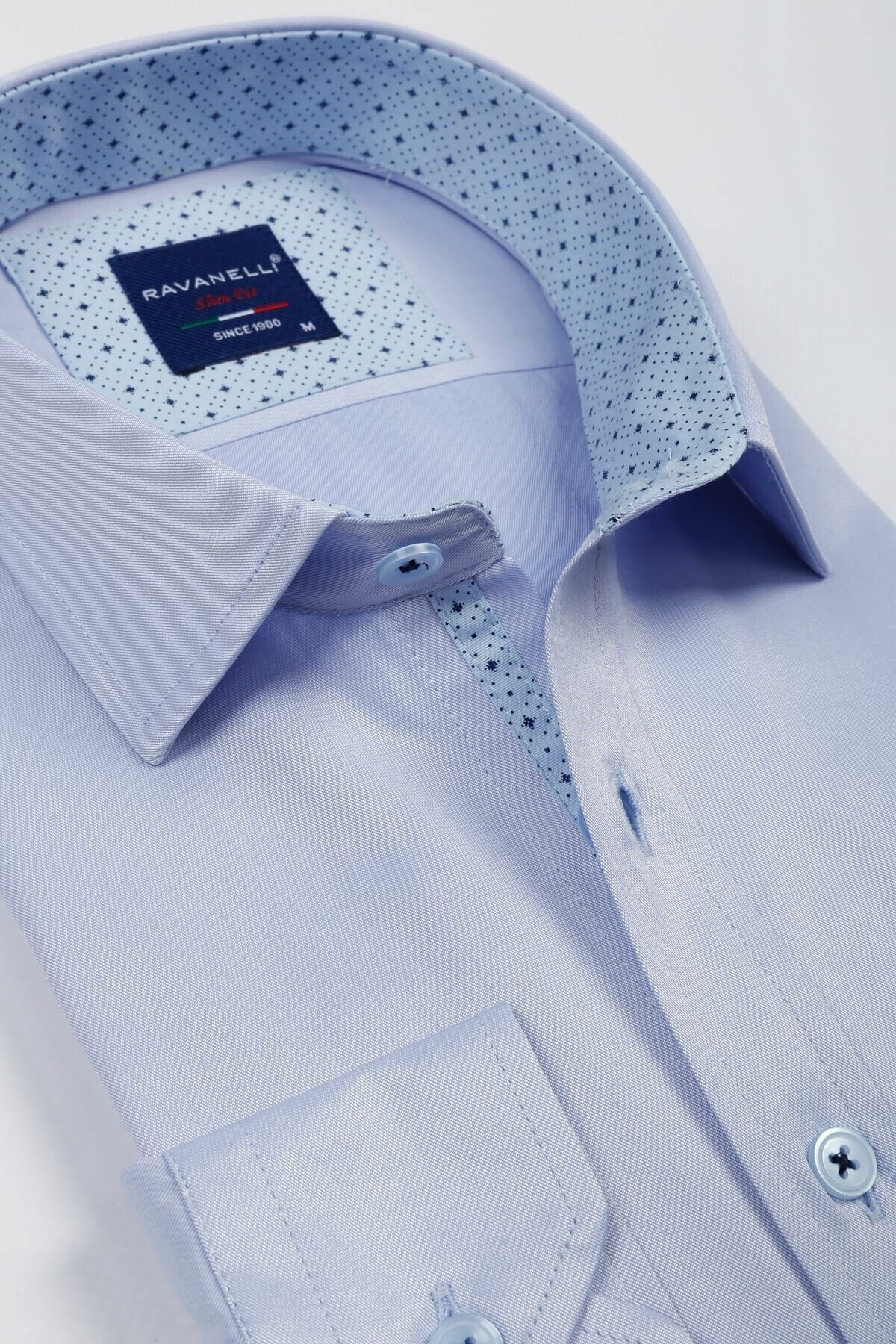 Mavi Slim Fit Gömlek