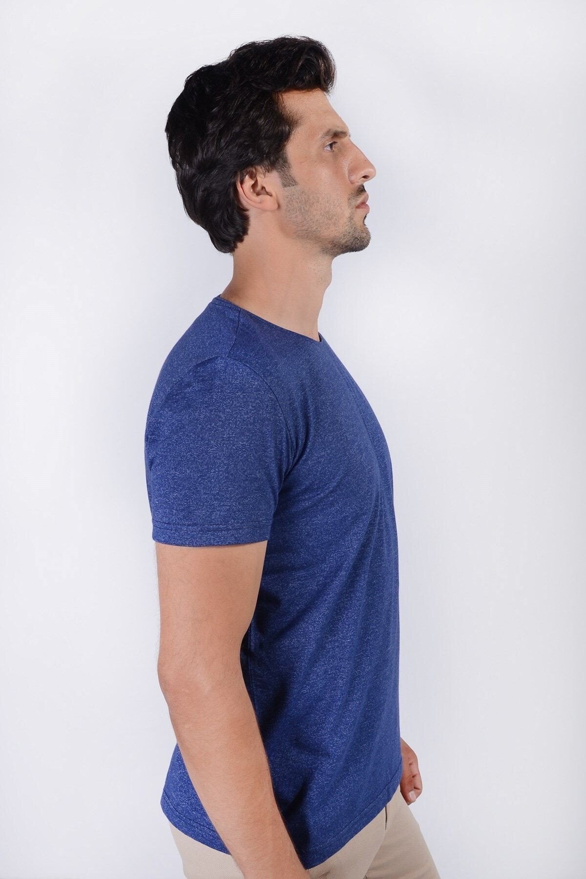 Erkek Mavi T-shirt