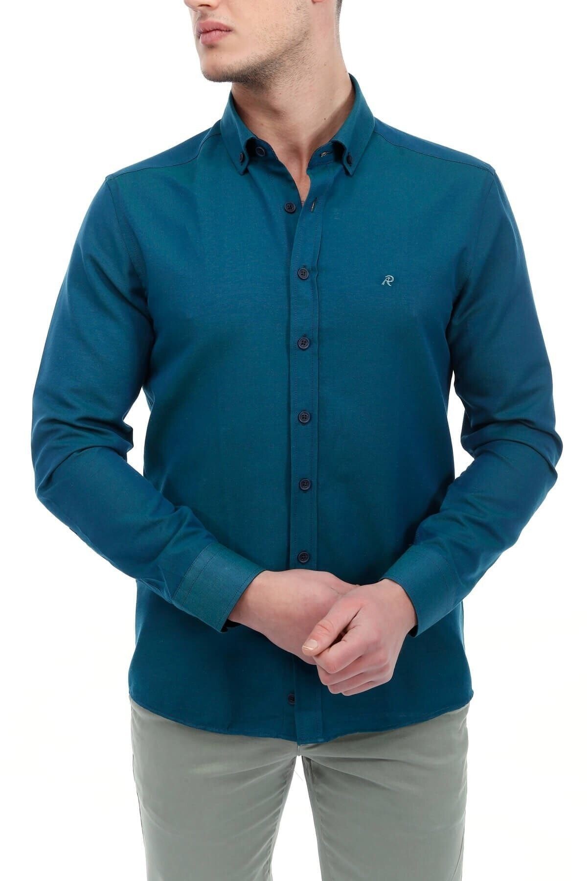 Haki Slim Fit Gömlek