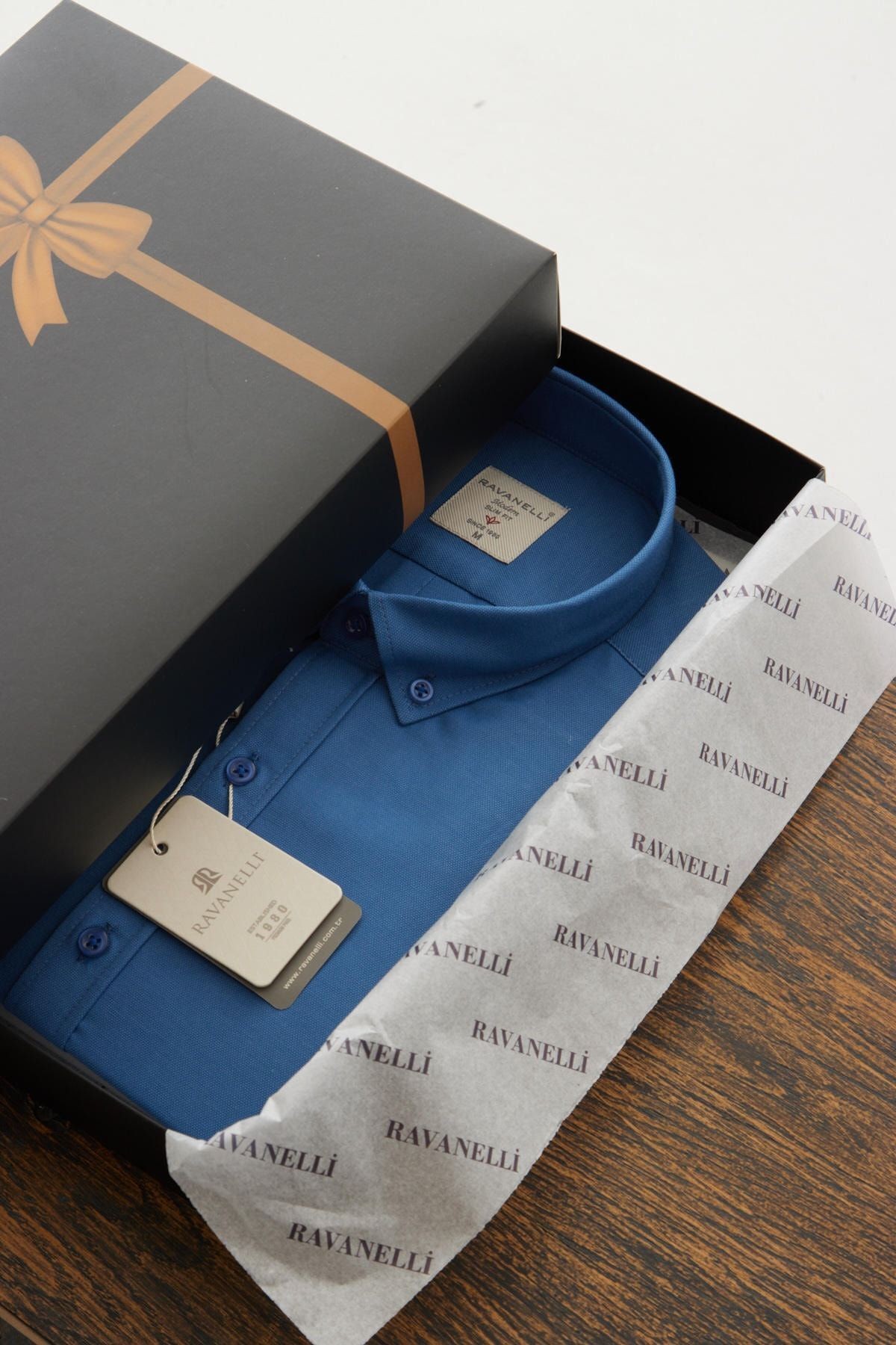 Vessmen Bordo Dar Kesim Slim Fit Yaka Düğmeli Uzun Kol Erkek Gömlek
