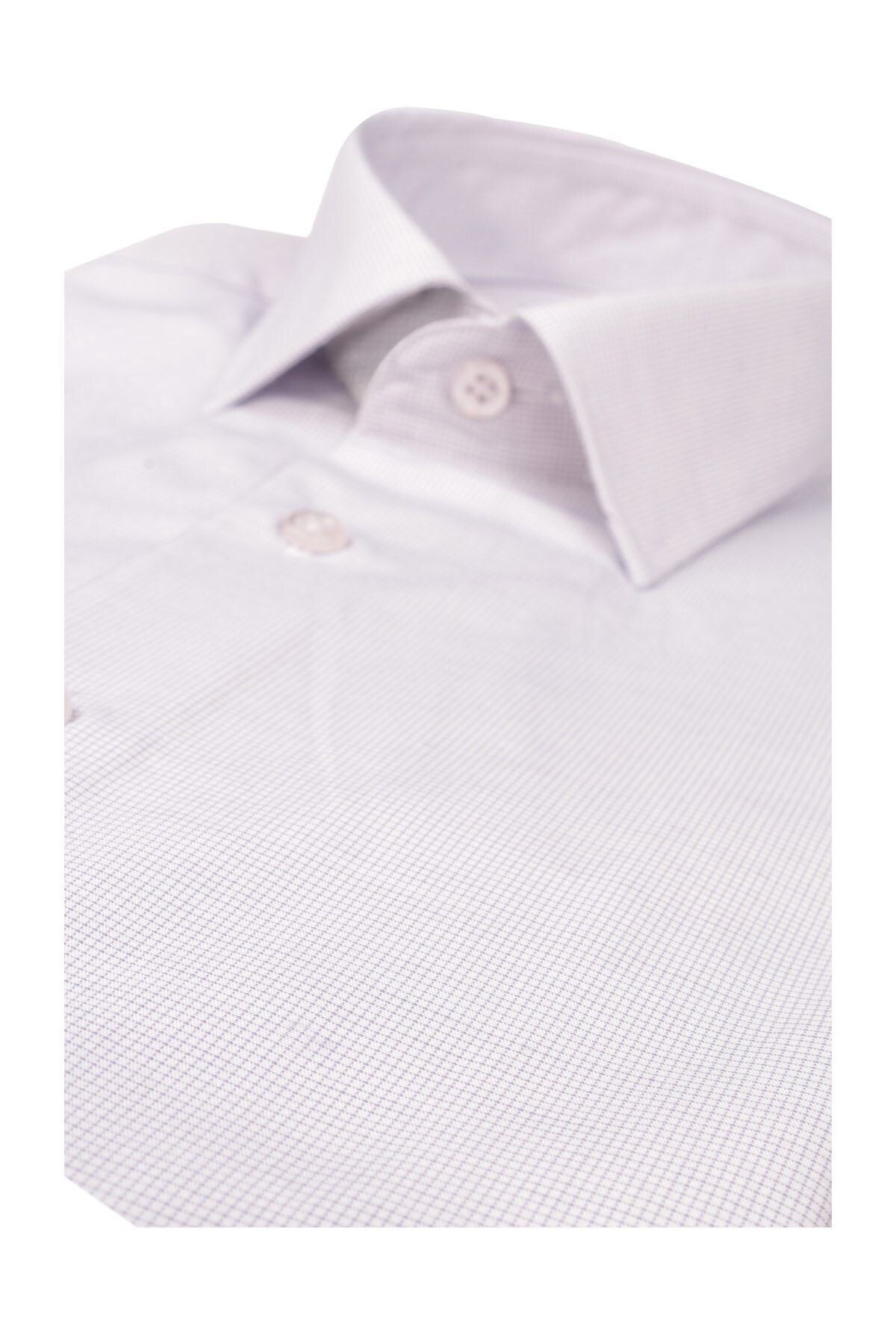 Slim Fit Armürlü Erkek Gömlek