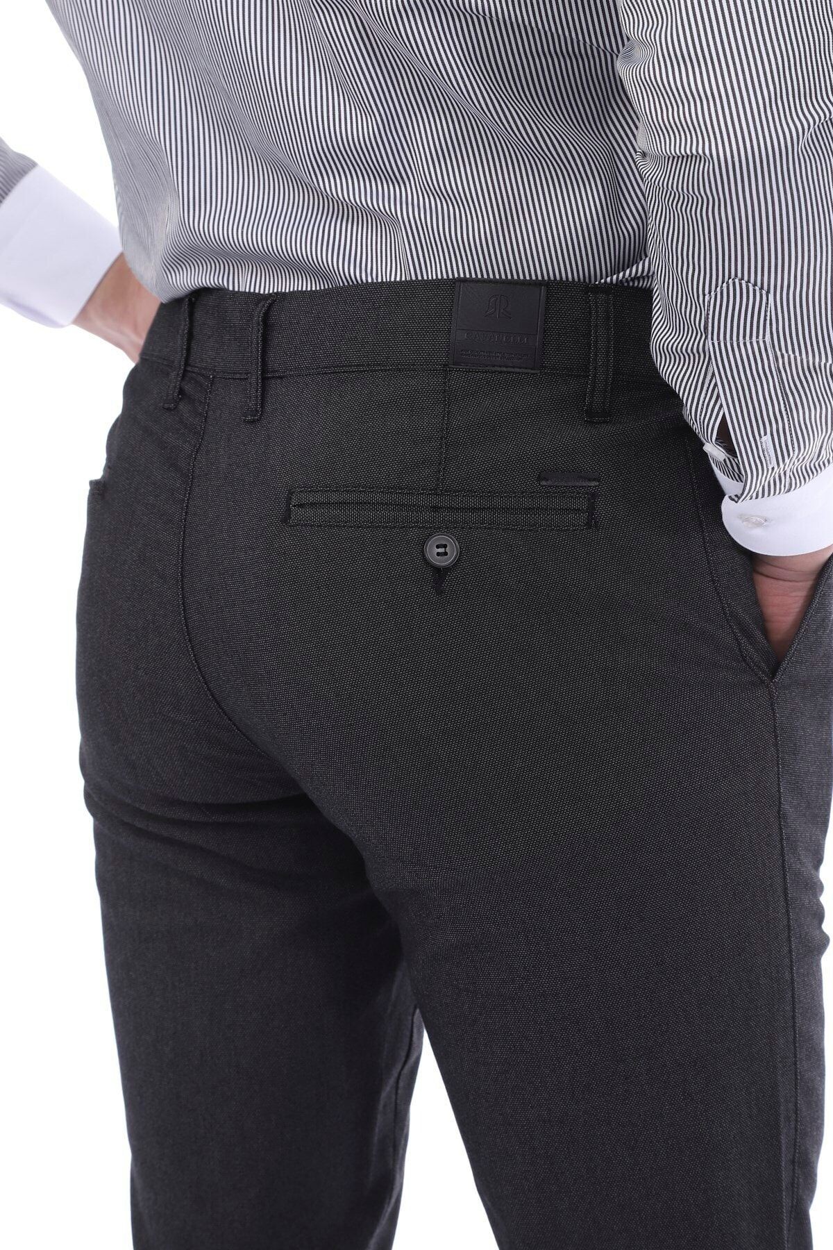 Siyah Chıno Regular Fit Pantolon