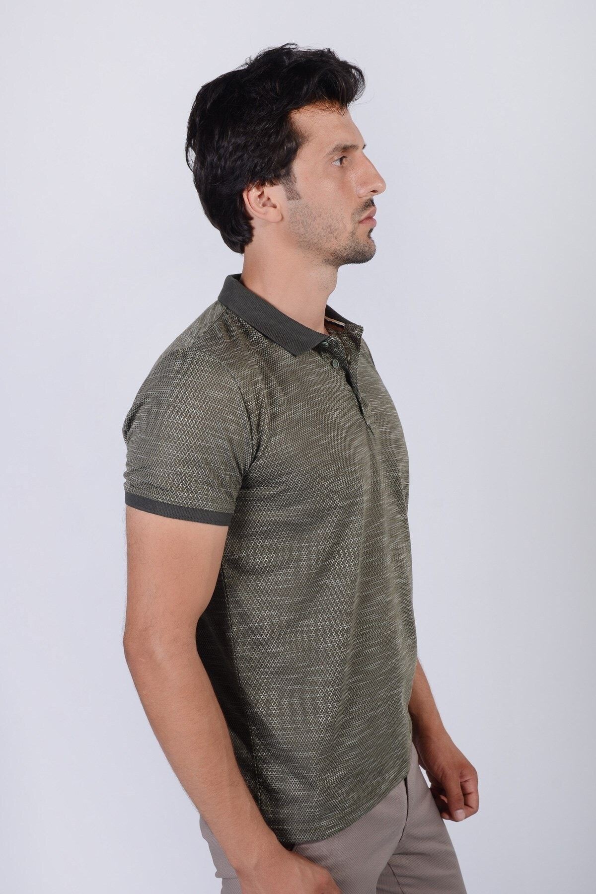 Erkek Yeşil Regular Fit T-Shirt