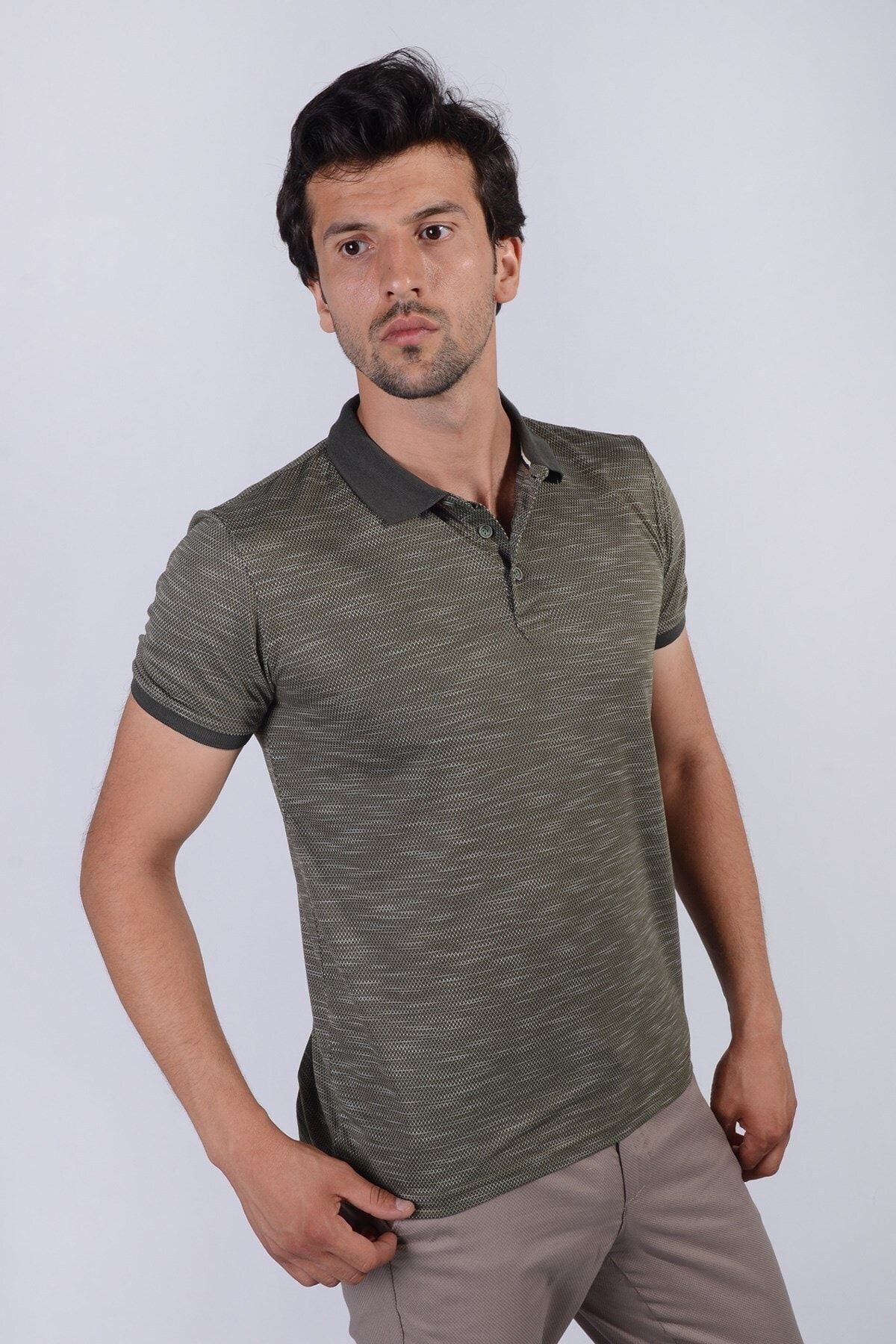 Erkek Yeşil Regular Fit T-Shirt