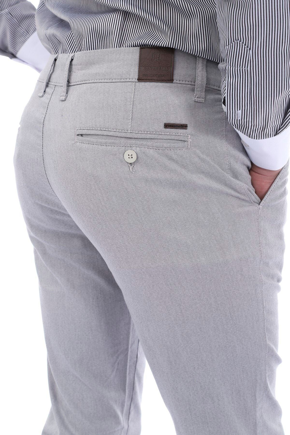 Açık Gri Chıno Regular Fit Pantolon