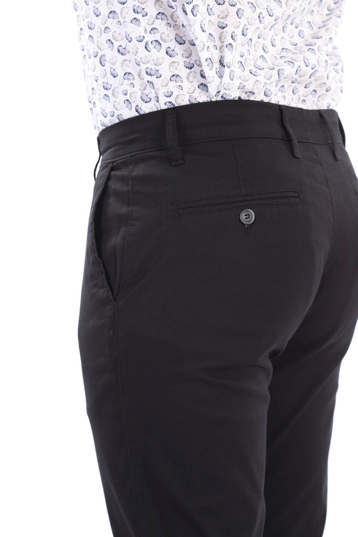 Erkek Lacivert Chıno Regular Fit Pantolon