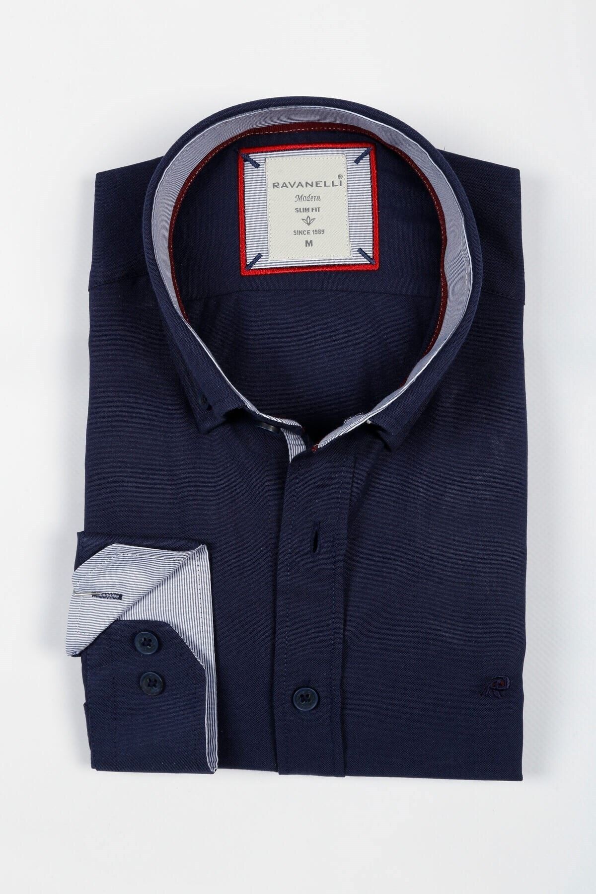 Lacivert Slim Fit Gömlek