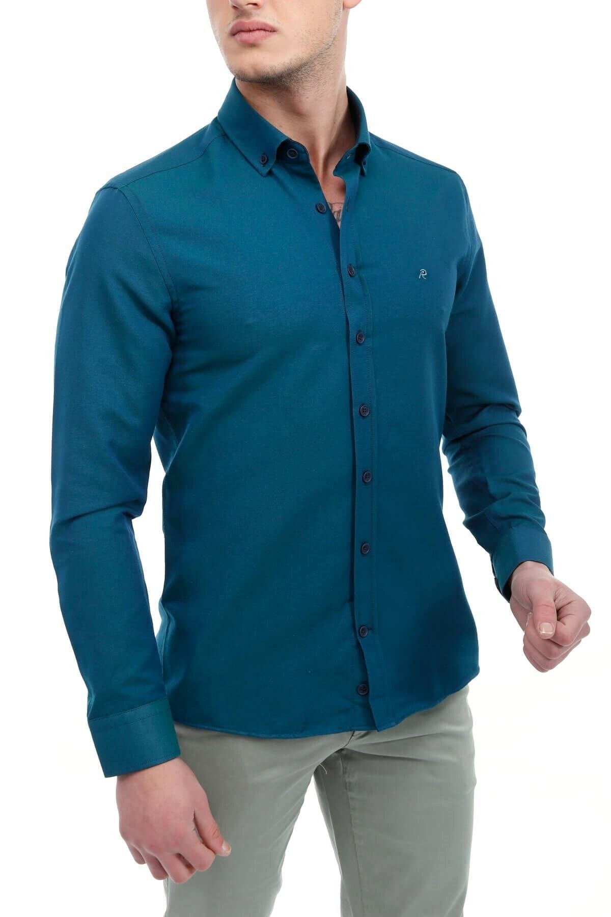 Haki Slim Fit Gömlek