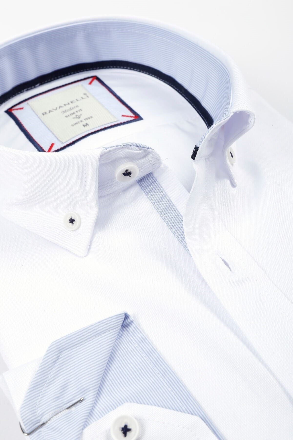 Beyaz Slim Fit Gömlek
