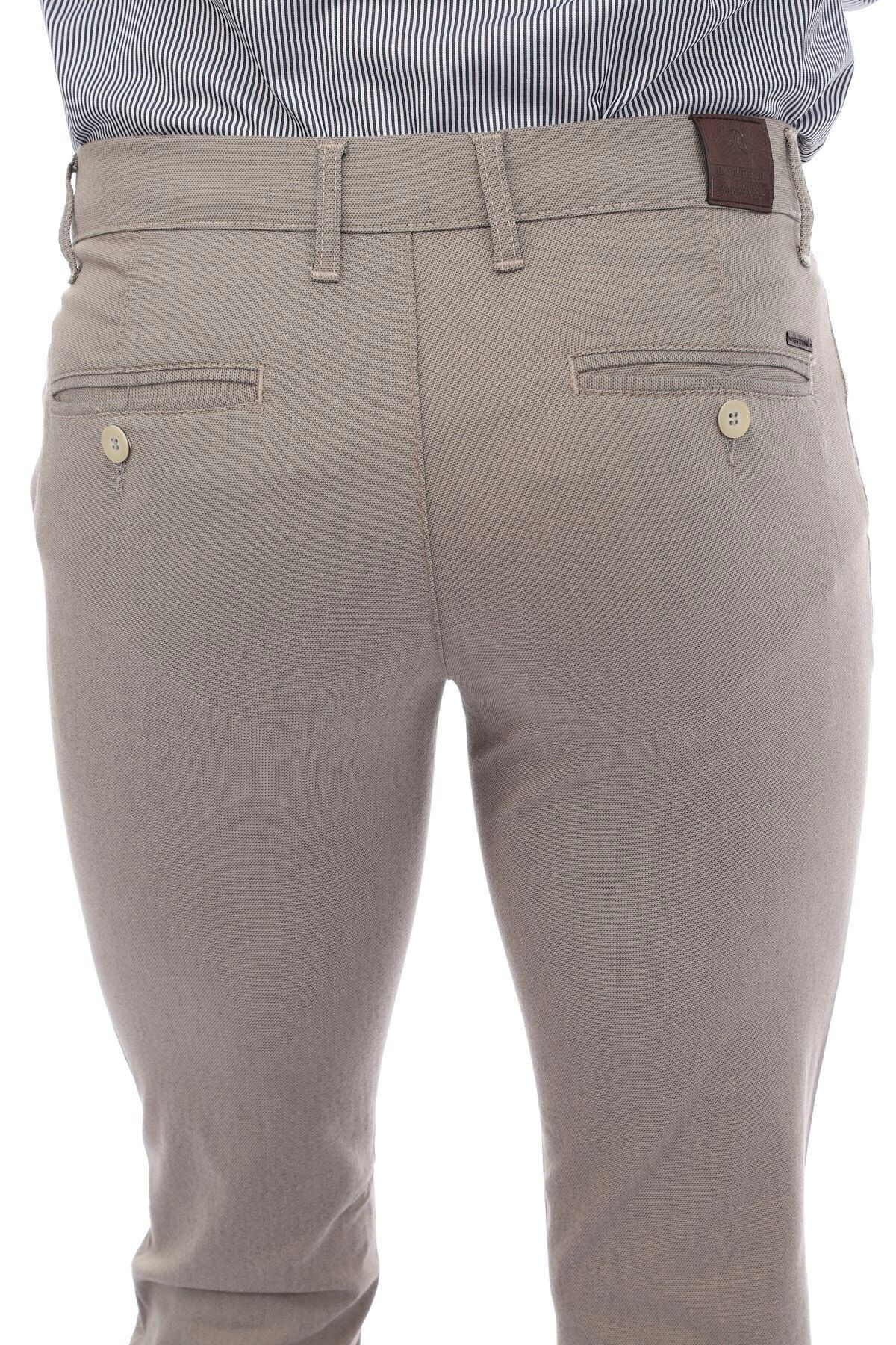 Erkek Bej Chıno Regular Fit Pantolon
