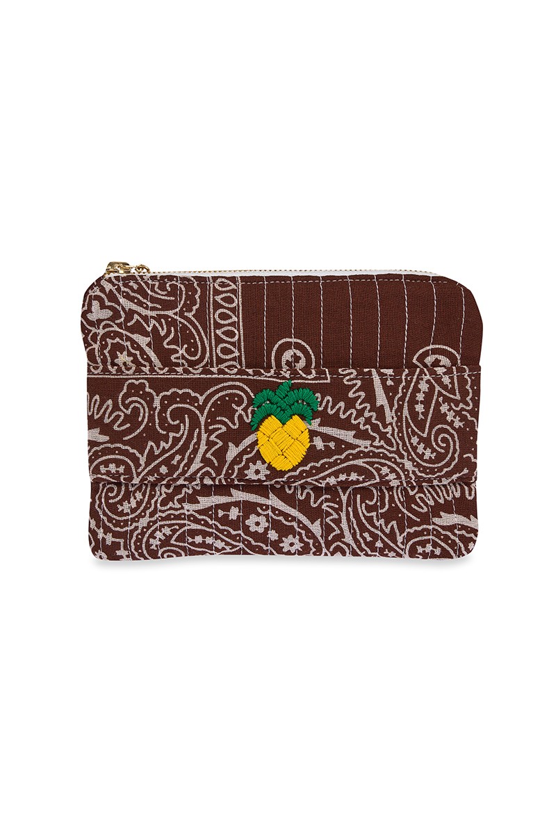 MIMI Clutch - Kahverengi - PINEAPPLE