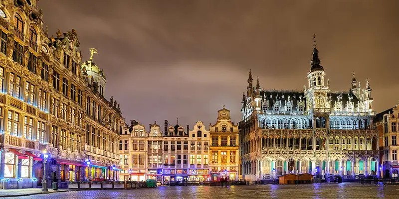 Brüksel Gece Hayatı - Grand Place