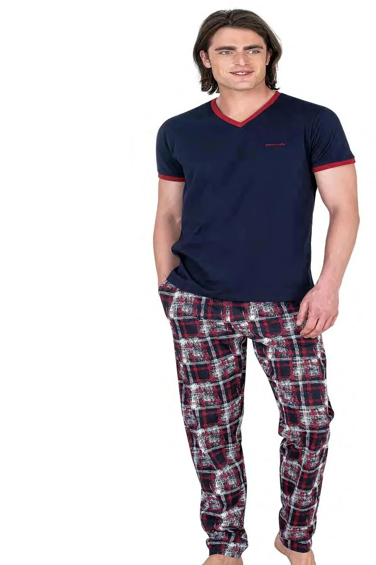 Pierre Cardin 6046 Erkek  Kısa Kollu Pijama Takım