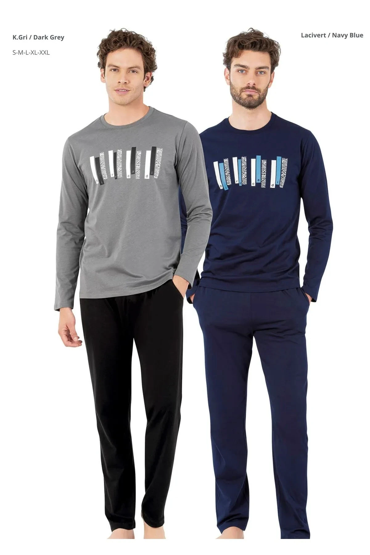 Pierre Cardin 6071 Erkek Uzun Kollu Bisiklet Yaka Pijama