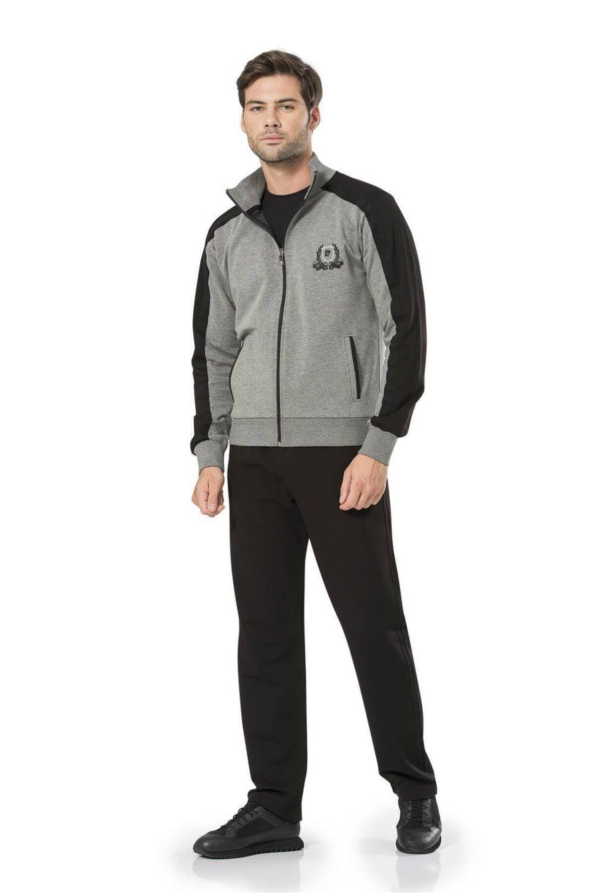Pierre Cardin Erkek 7045 Spor Eşofman Takımı Gri