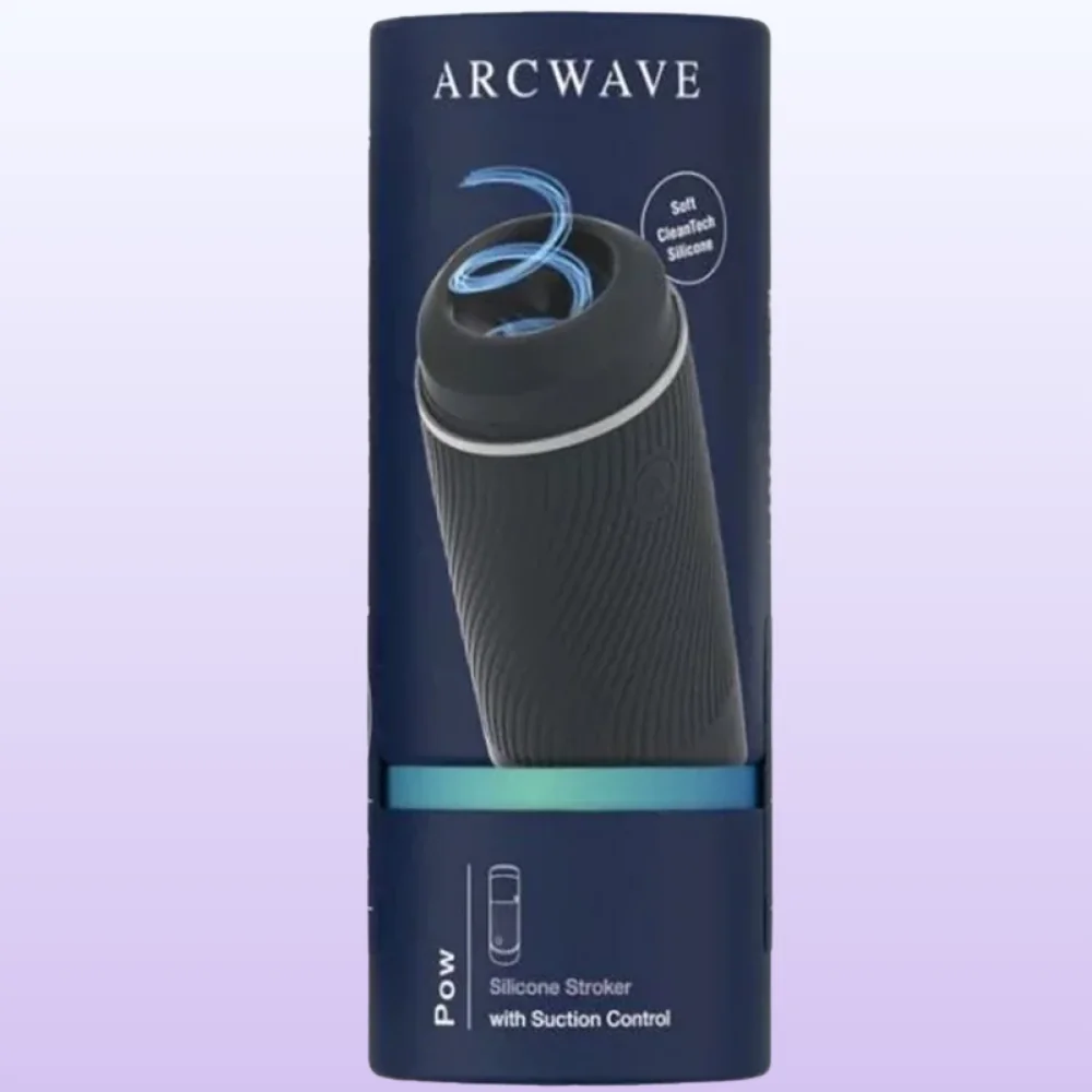 Arcwave Pow Manual Stroker CleanTech Silicone Emiş Mastürbatör - Black