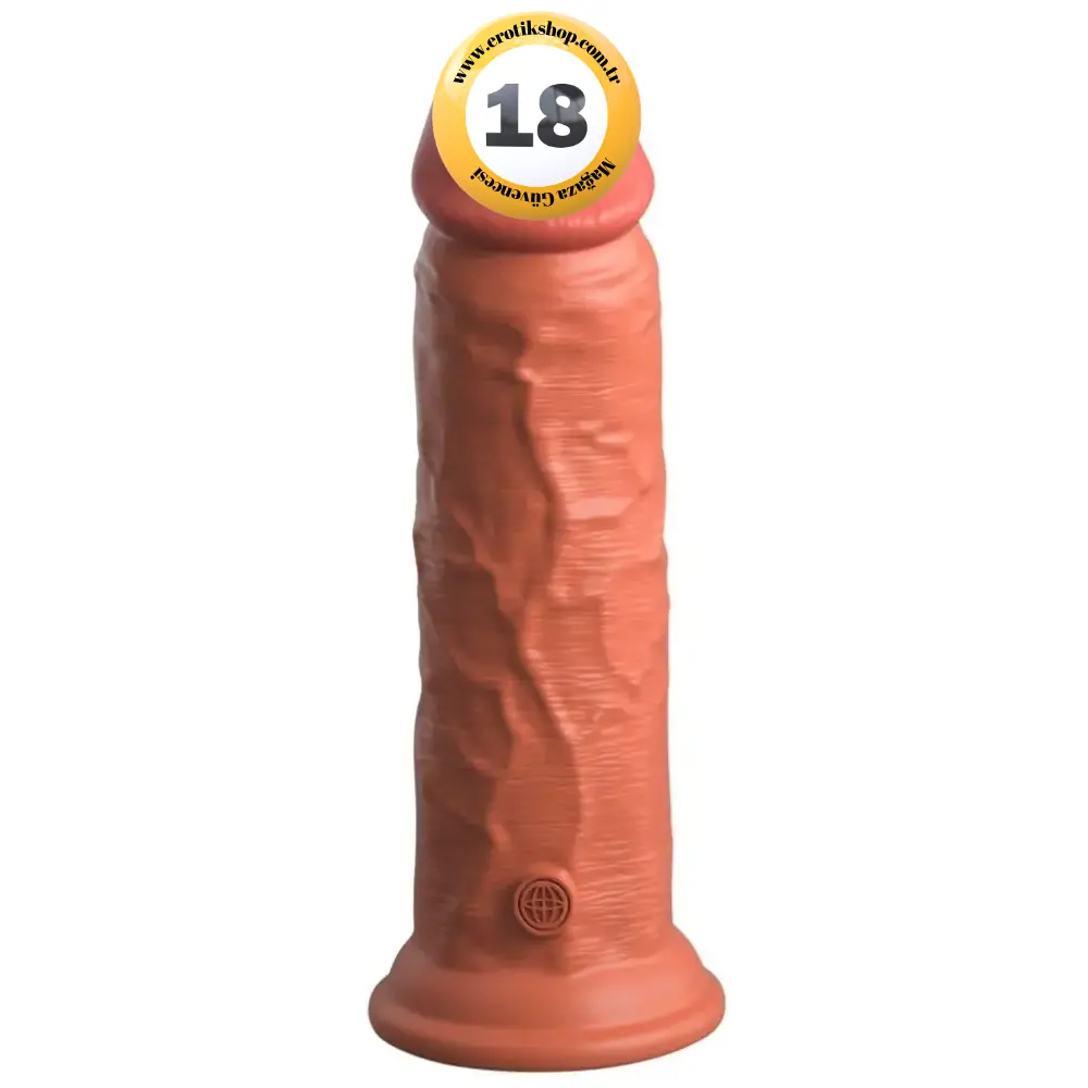 Pipedream King Cock Elite 8'' Dual Density Silicone Cock Realistik Penis
