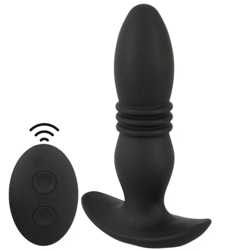 Anos Remote Controlled Thrusting Massager İleri Geri Hareketli Anal Vibratör