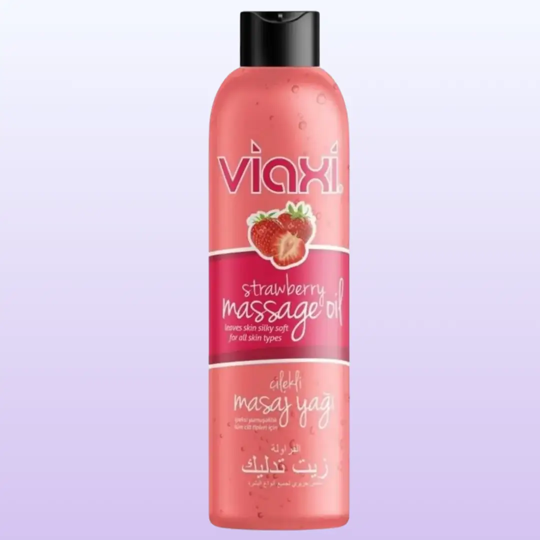 Viaxi Strawberry Massage Oil Çilekli Masaj Yağı 177 Ml.