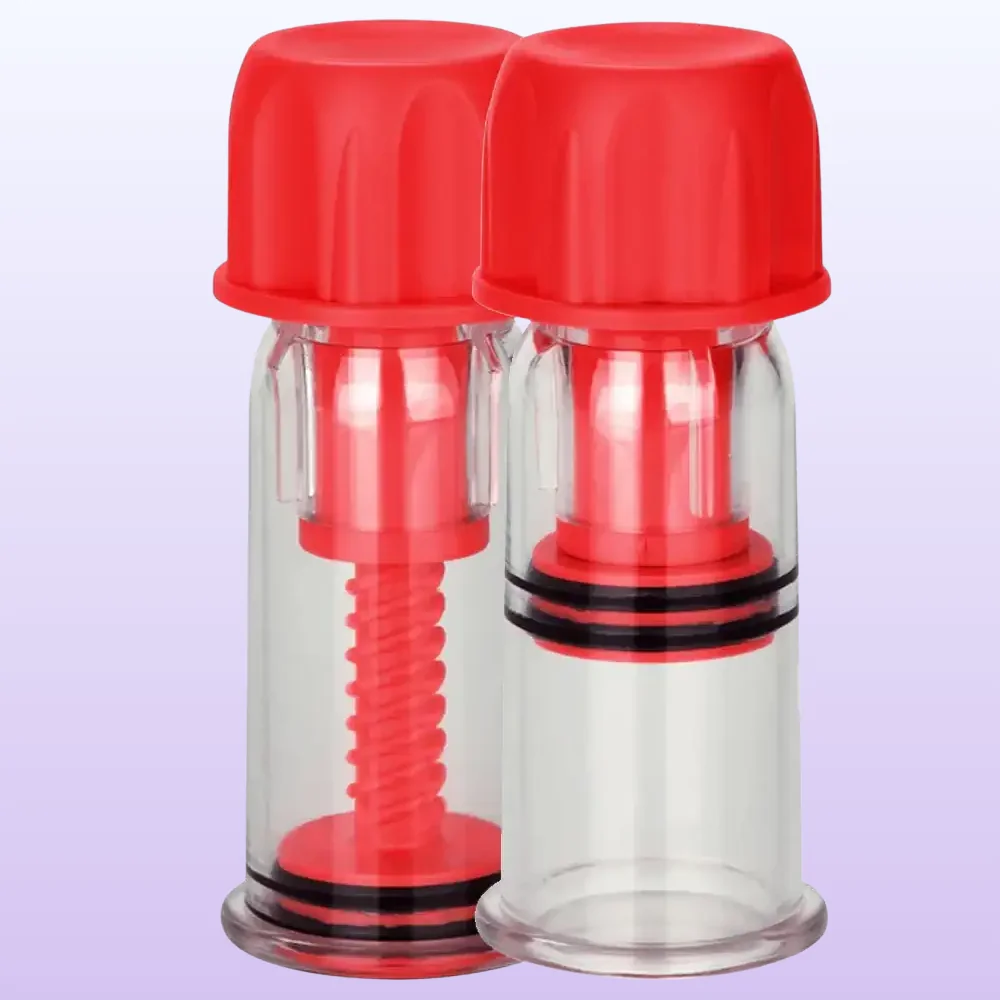 Calexotics Colt Nipple Pro-Suckers Göğüs Ucu Vakumu-Kırmızı