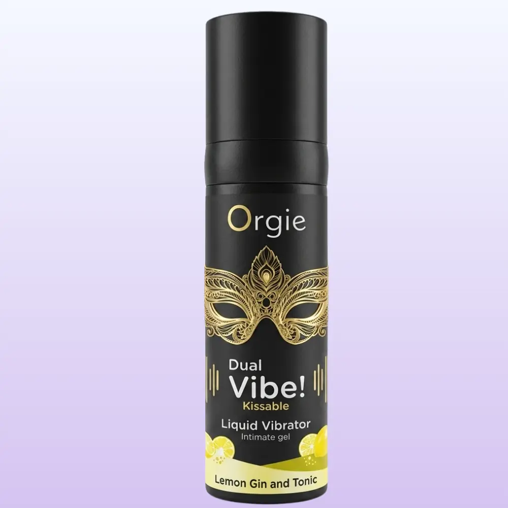 Orgie Dual Vibe Limon Aromalı Öpülebilir Likid Vibratör 15 Ml.