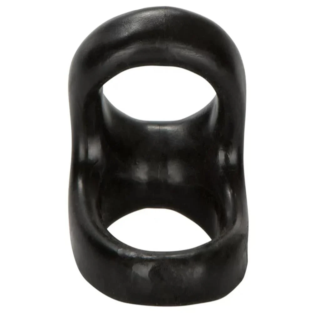 The Cock Ring Easy Realese Duo Silicone Penis Halkası-Black