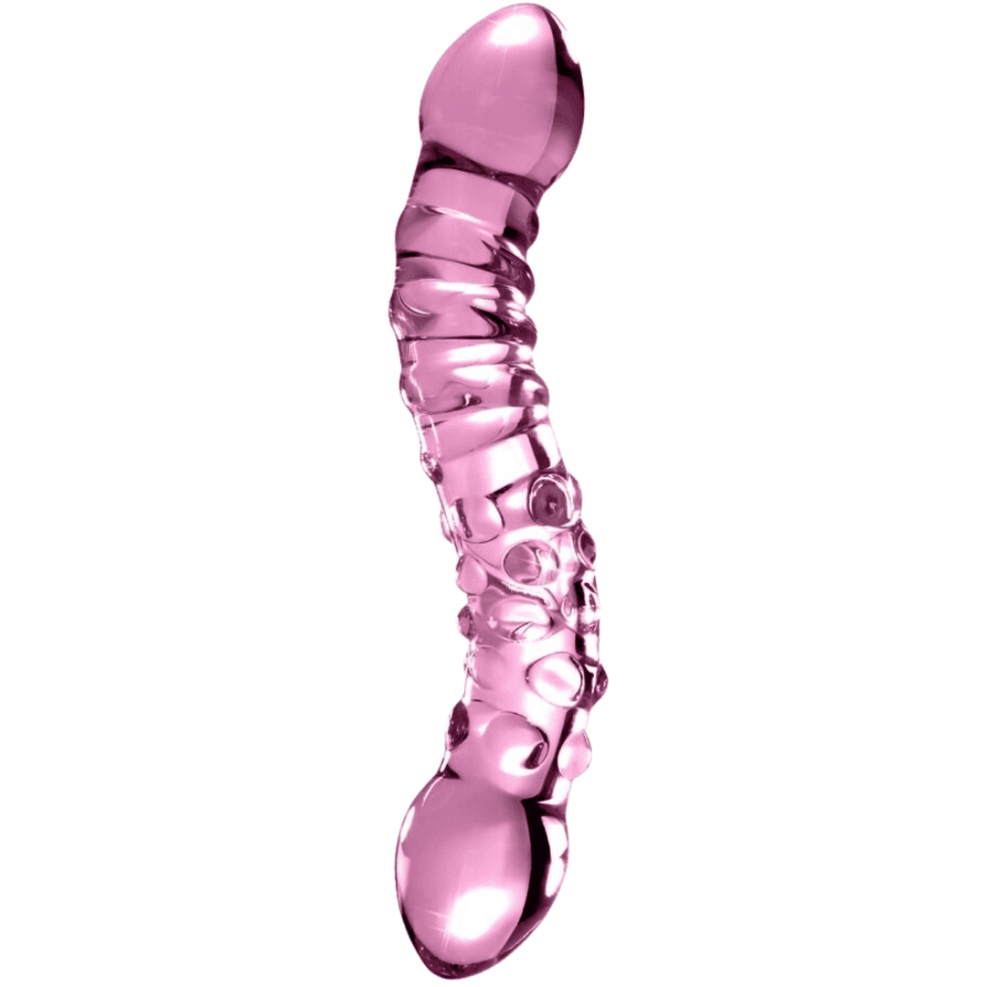 Pipedream İcicles No. 55 Hand Blown Glass Massager Cam Anal Plug