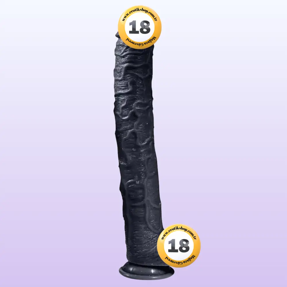 Xise Dildo Series Huoer Flexible 43 cm Realistik Büyük Penis XS-WBC10068-Black