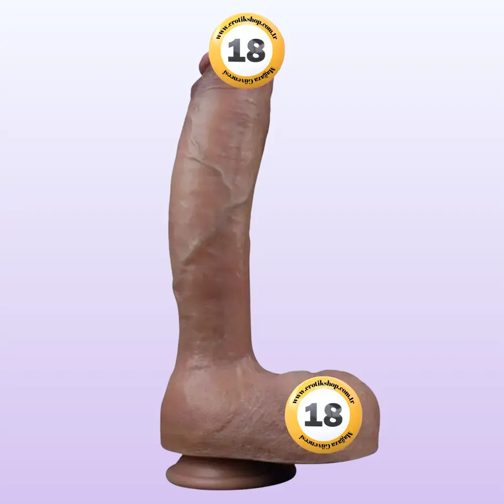 Lovetoy Dual Layered Platinum Silicone 27 Cm Büyük Realistik Penis