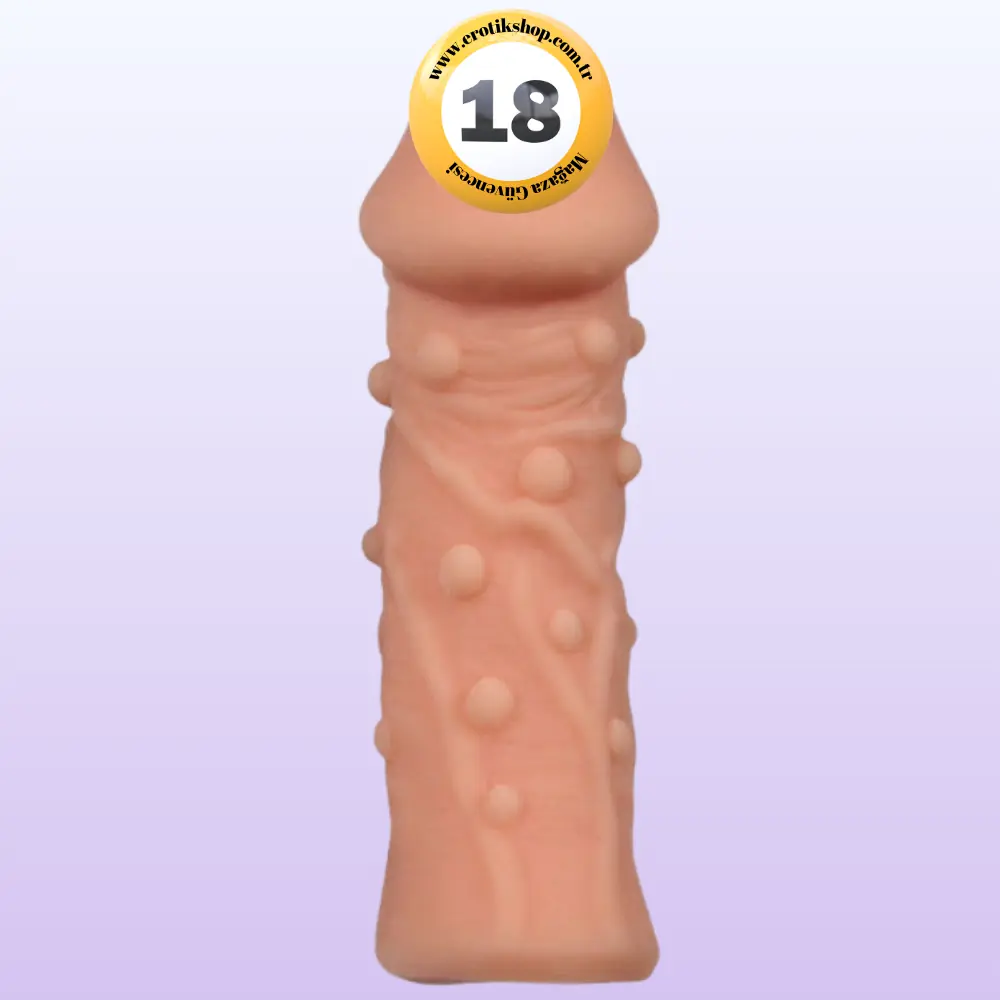 The Penis Sleeve Notch Tırtıklı Penis Kılıfı - Flesh