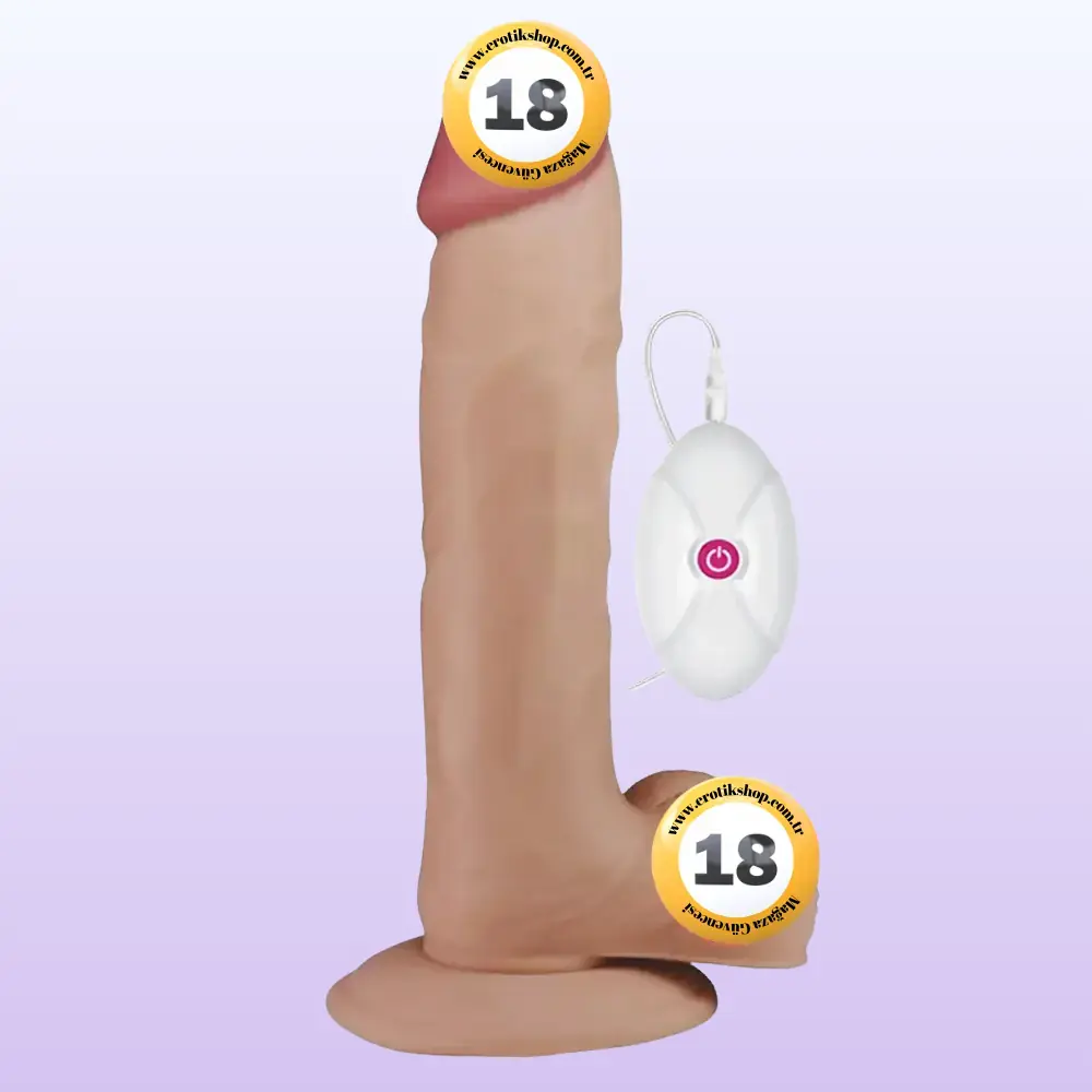 Lovetoy The Ultra Soft Dude Dildo 23 cm Titreşimli Realistik Penis LV1096