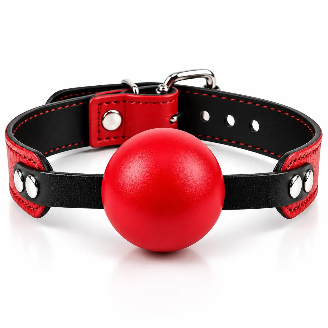 The Fetish Fantasy Series Master Ball Gag Ağız Topu-Kırmızı