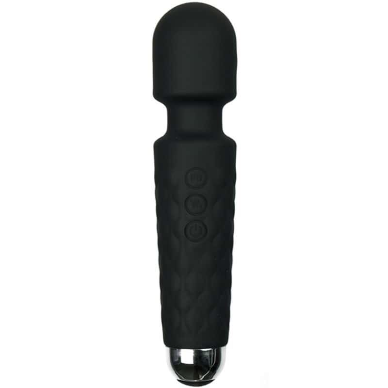Massage Vibes Black Ultra Güçlü 20 Mod Usb Şarjlı Masaj Vibratör