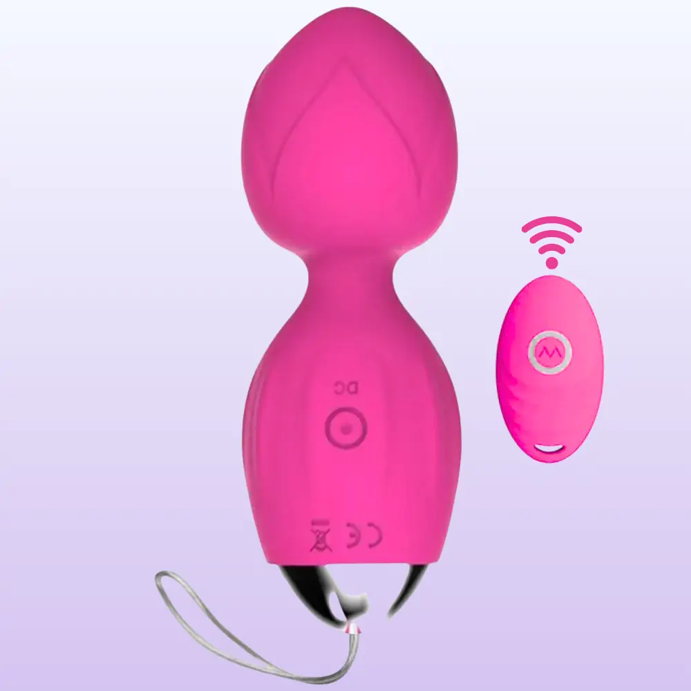 The Vagina Exuis Balls Uzaktan Kumandalı Kegel Egzersiz Vibratörü-Pink