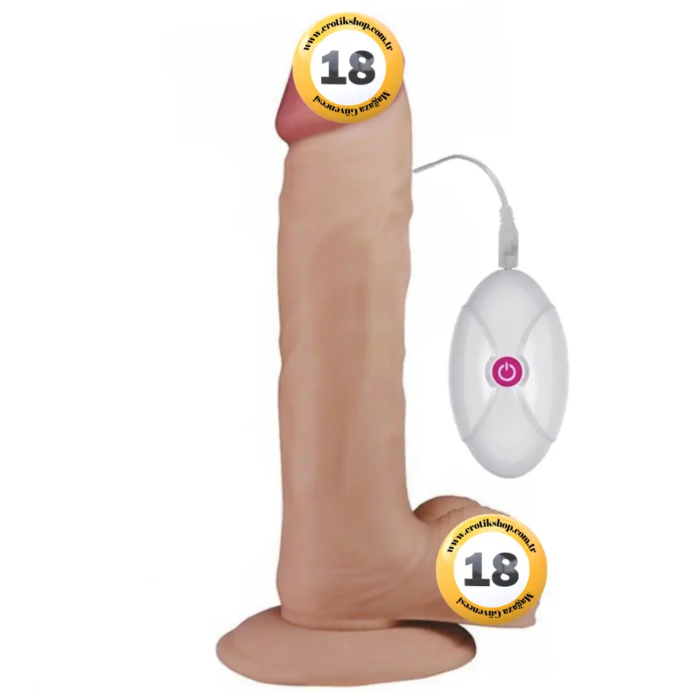 Lovetoy The Ultra Soft Dude Dildo 23 cm Titreşimli Realistik Penis LV1096