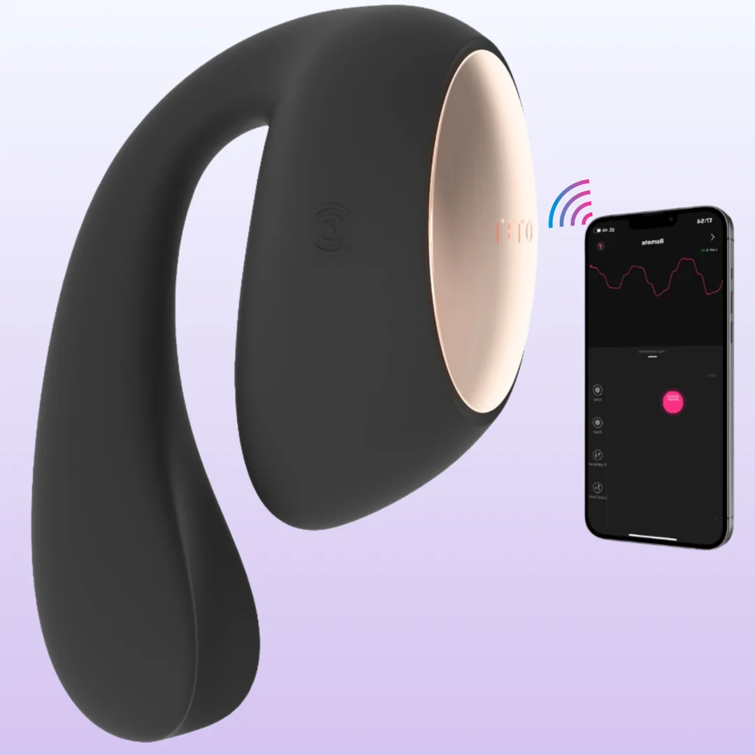Lelo İda Wave Dual Stimulation Massager Telefon Kontrollü Vibratör-Black
