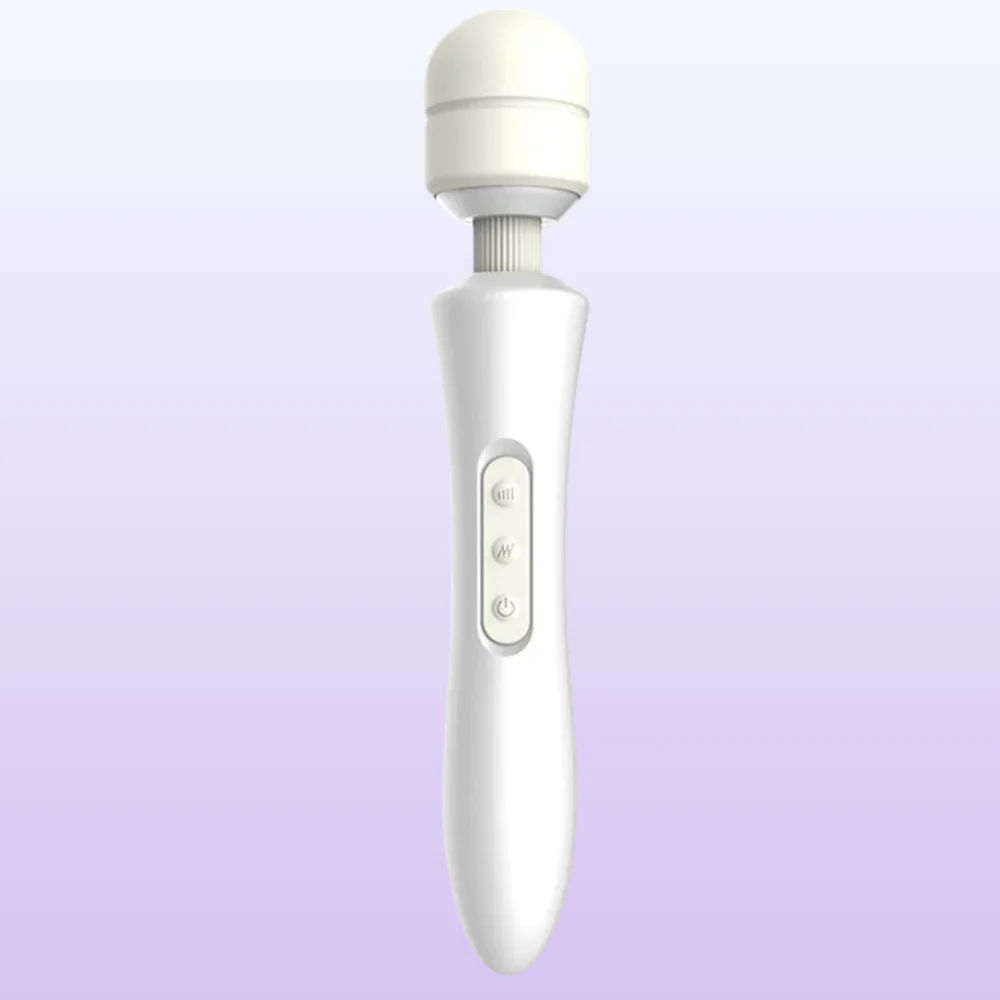 The Massage Wand Stick Double White Ultra Güçlü Masaj Aleti