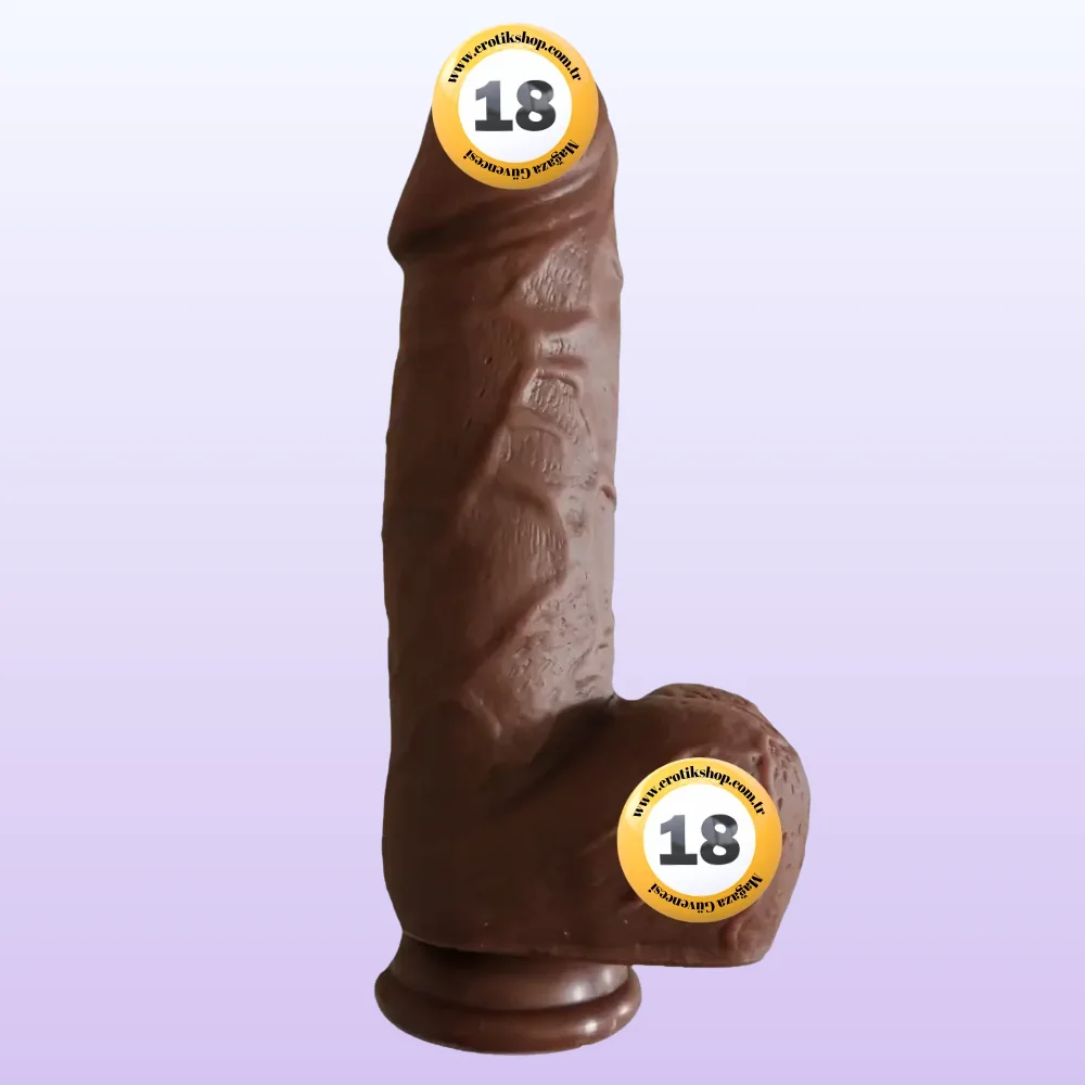 Xise Dildo Series X-Men Natural Doku Realistik Penis XS-WBB10011-Brown