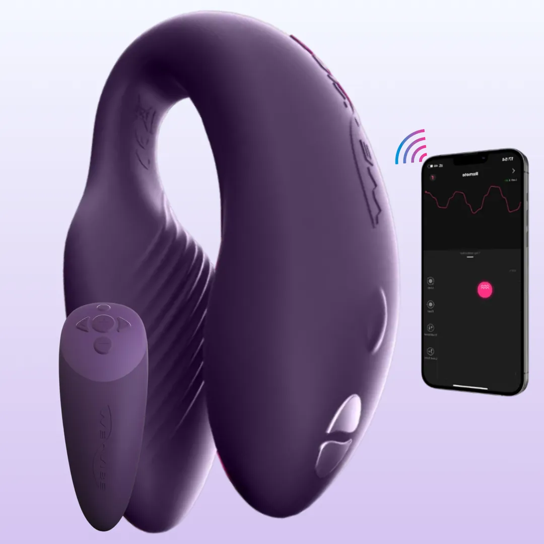 We-Vibe Chorus Çiftlere Özel Telefon Kontrollü Vibratör - Purple
