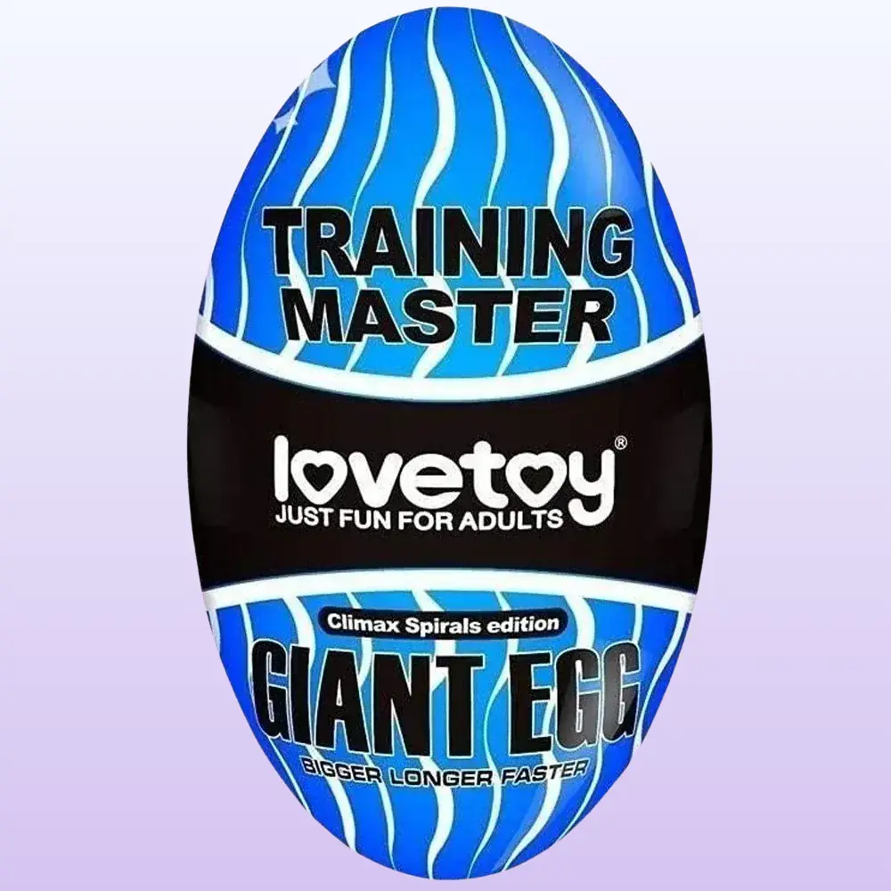 Lovetoy Giant Egg Climax Spirals Edition Masturbator
