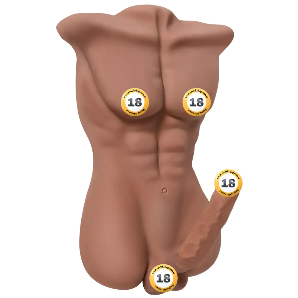 Xise Daniel Yarım Vücut Realistik Penisli Melez Erkek Masturbator XS-MA30008