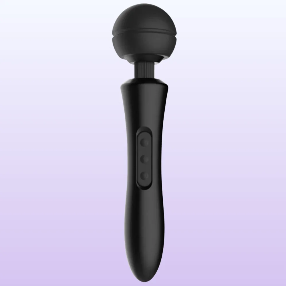 The Massager Wand Oxxloo Double Head Masaj Aleti - Black