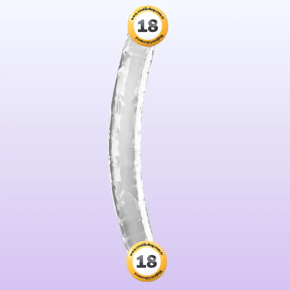 Lovetoy Flawless Clear Dildo 30 cm Çift Taraflı Realistik Penis LV310018