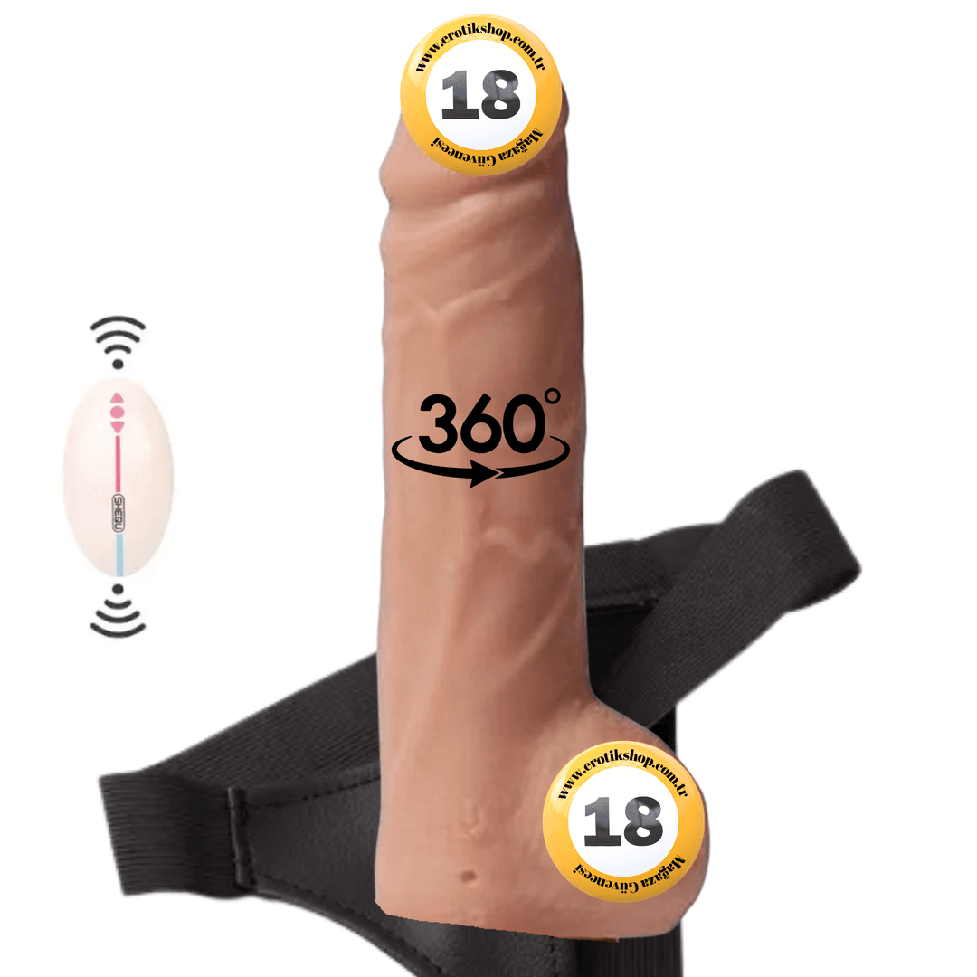 Shequ Big Detective 19 Cm Belden Bağlamalı Hareketli Penis
