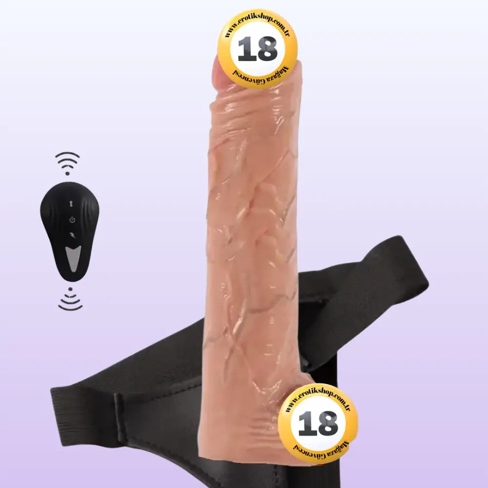 Shequ Marvin 20 Cm İleri Geri Hareketli Kemerli Realistik Penis