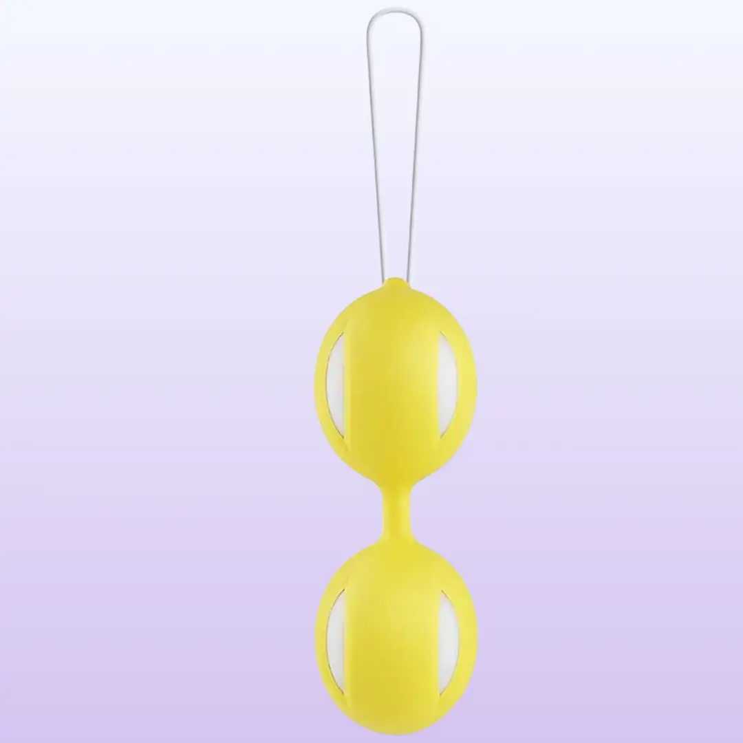 The Benwa Balls Traning Stimulation Kegel Top-Yellow